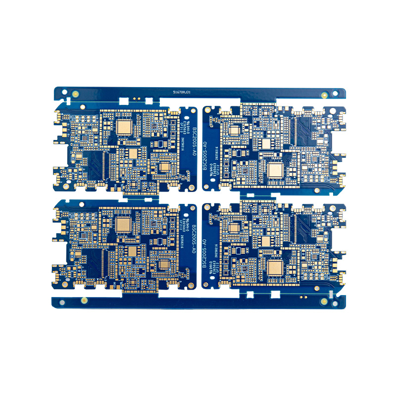 ডবল সাইডেড ব্লু গোল্ড প্লেটিং PCB